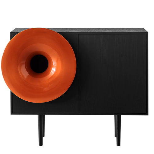 caruso speaker cabinet by Paolo Cappello for Miniforms