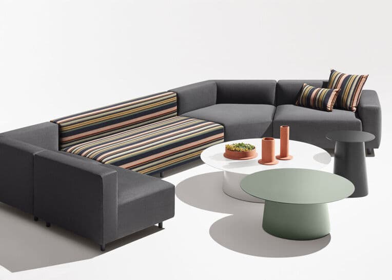 9 yard outdoor angled sectional sofa