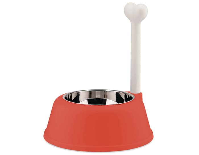 alessi lupita dog bowl