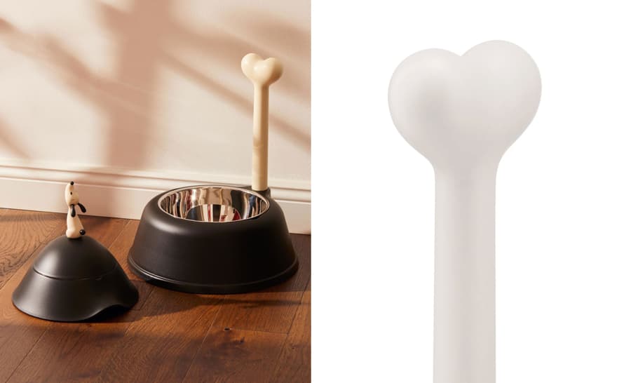 alessi lupita dog bowl