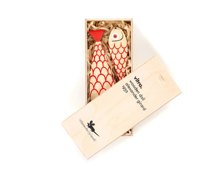alexander girard mother fish & child wooden doll
