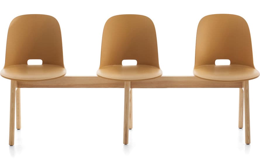 alfi high back 3 seat bench