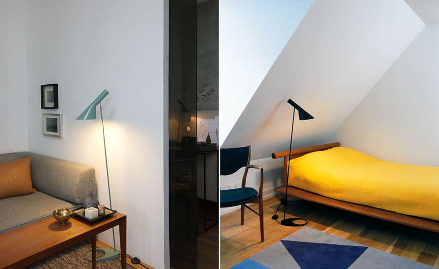 arne jacobsen floor lamp