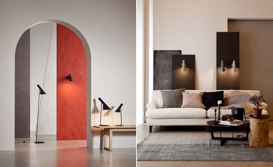 arne jacobsen wall lamp