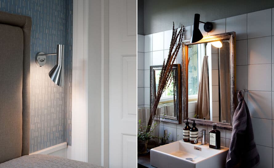 arne jacobsen wall lamp