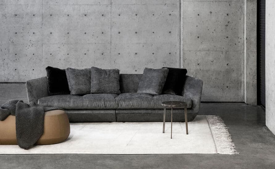 aura 220 three seat sofa