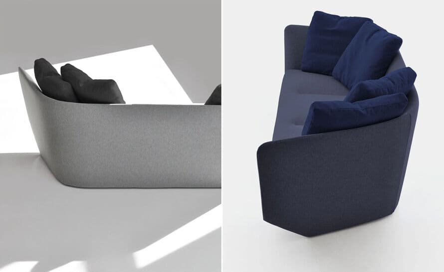 aura 280 four seat sofa