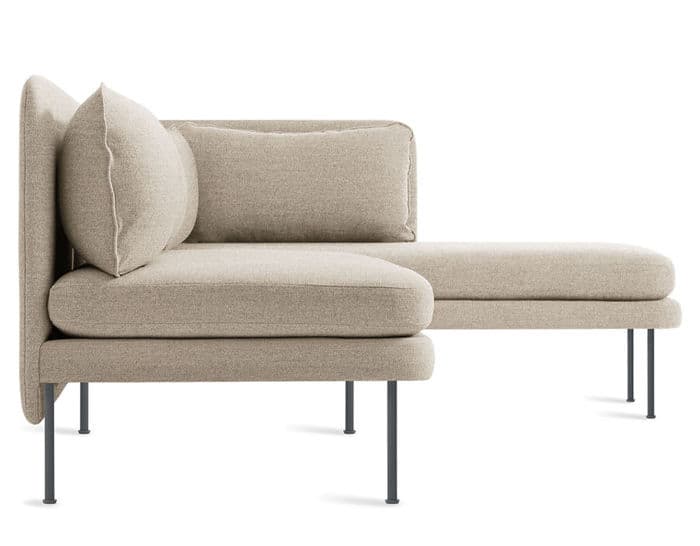 bloke armless sofa with chaise