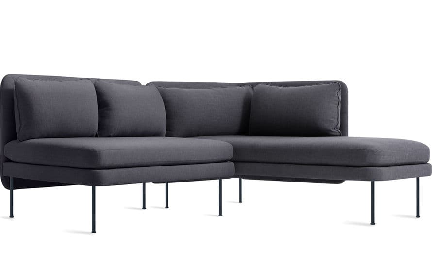 bloke armless sofa with chaise