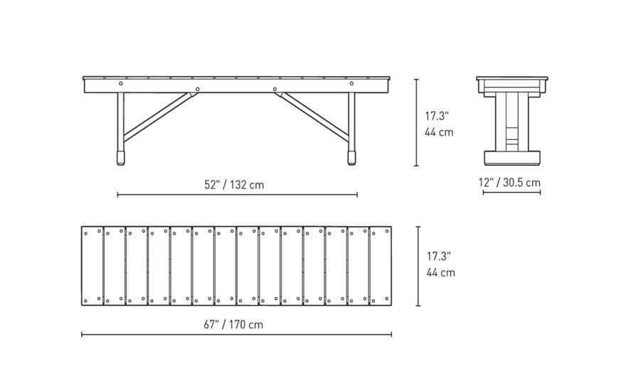 bm1871 outdoor bench