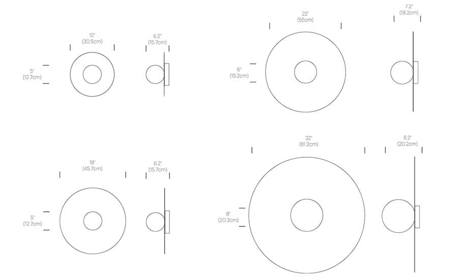bola disc flush light