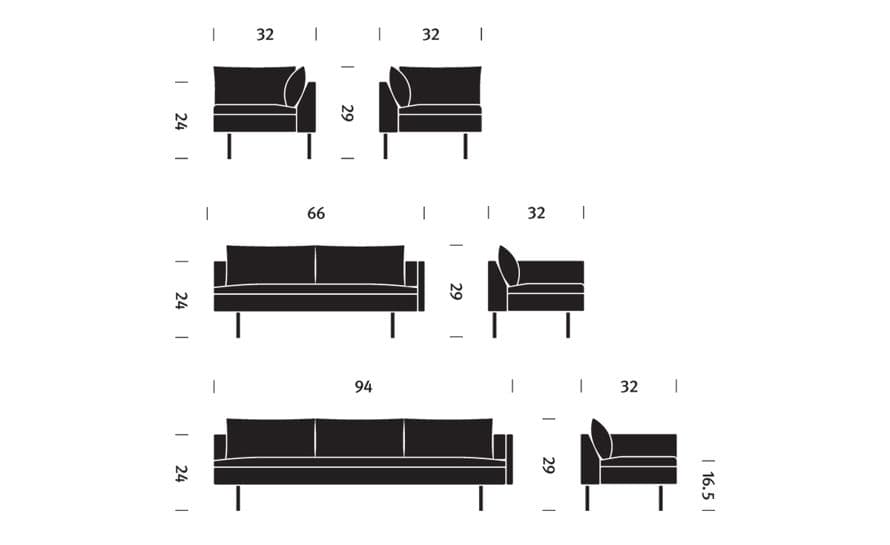 bolster sectional sofa