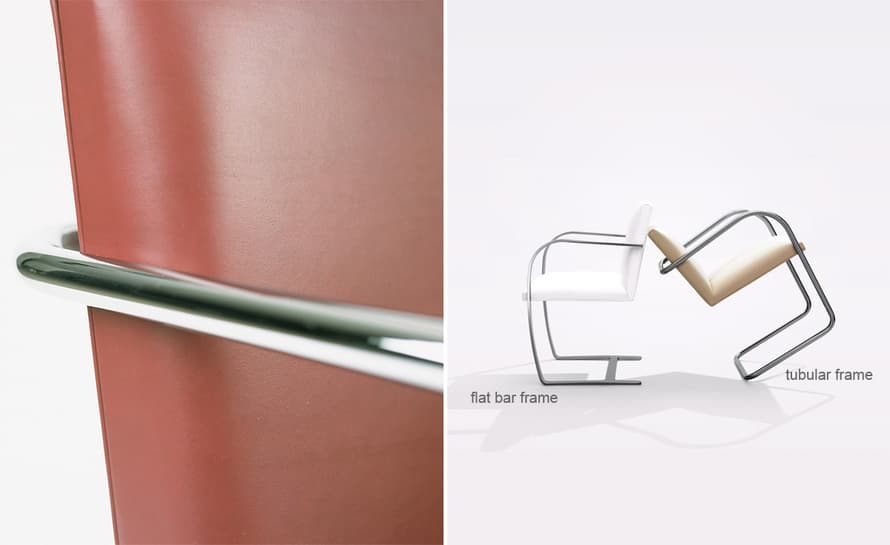 brno chair with tubular steel frame