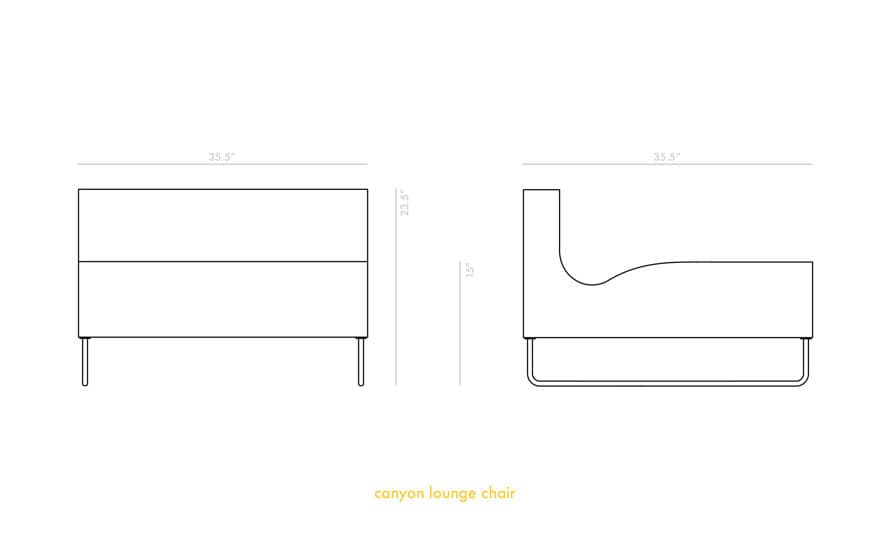 canyon lounge chair