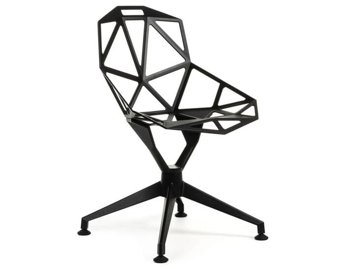 magis chair one with 4 star base