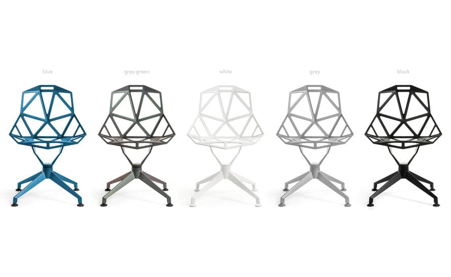 magis chair one with 4 star base