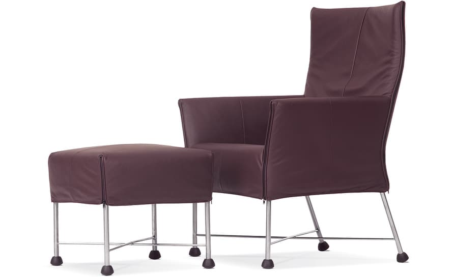 charly lounge chair & ottoman
