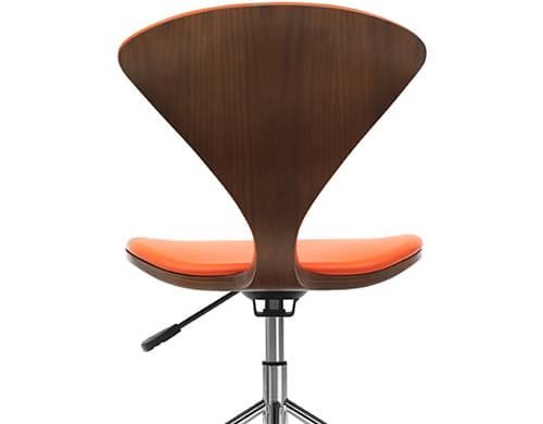 cherner task chair with upholstered seat