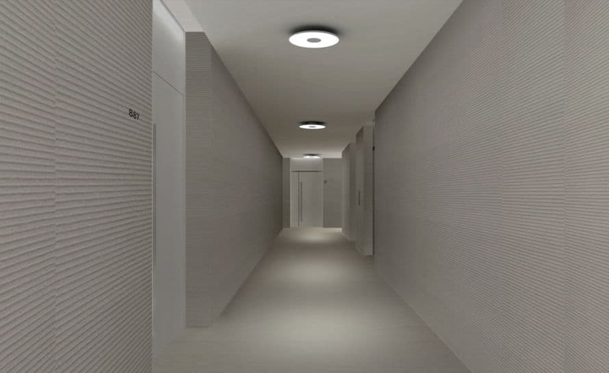 circa flush 16 led lamp