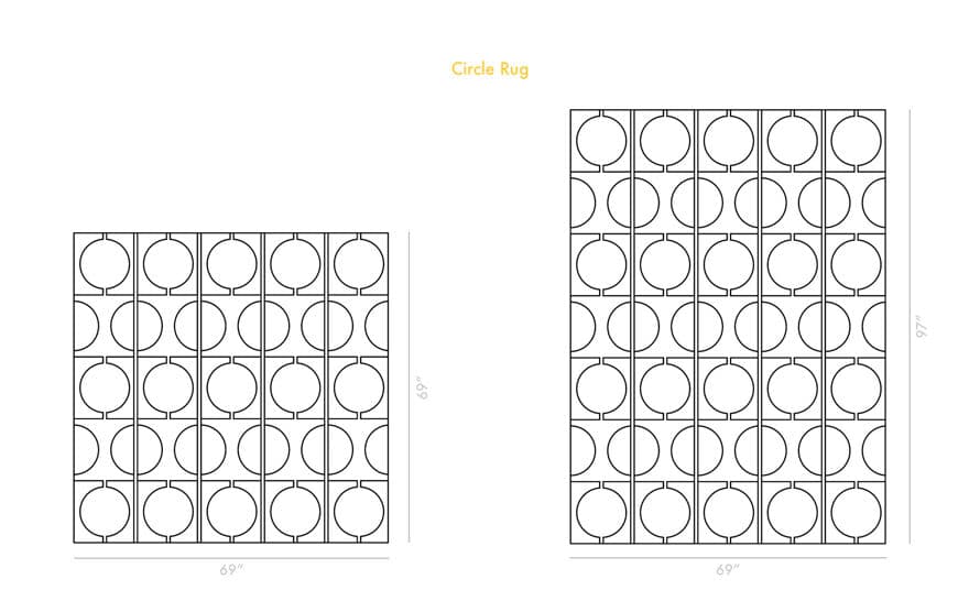 Circle Rug Undyed
