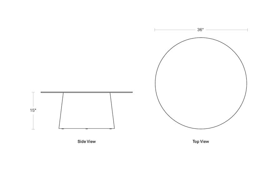 circula small coffee table