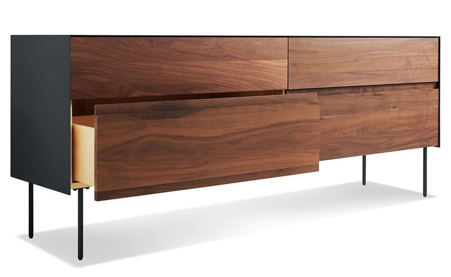 clad 4 drawer dresser