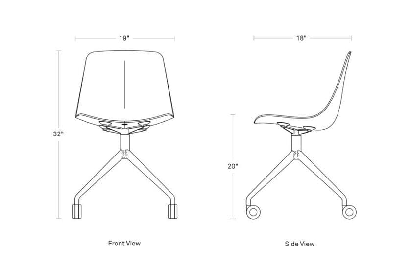 clean cut task chair