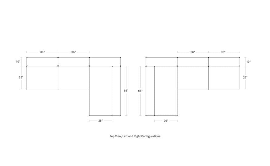 cleon medium sectional sofa