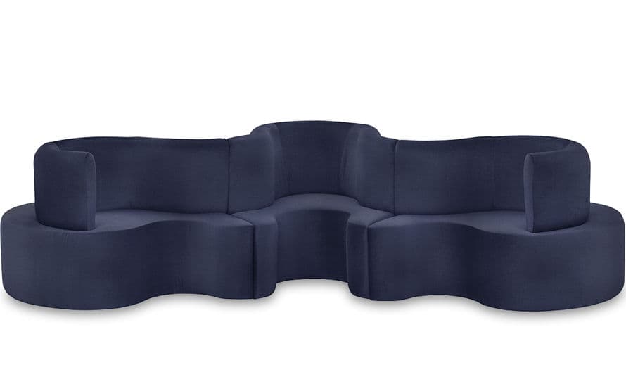 panton cloverleaf 3 unit sofa