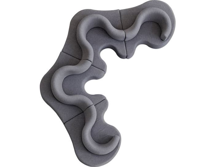 panton cloverleaf 4 unit sofa