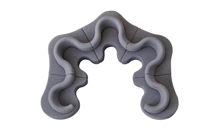 panton cloverleaf 5 unit sofa