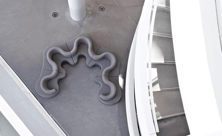 panton cloverleaf 5 unit sofa