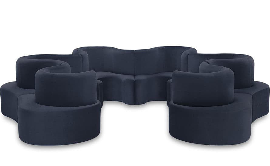 panton cloverleaf 6 unit sofa