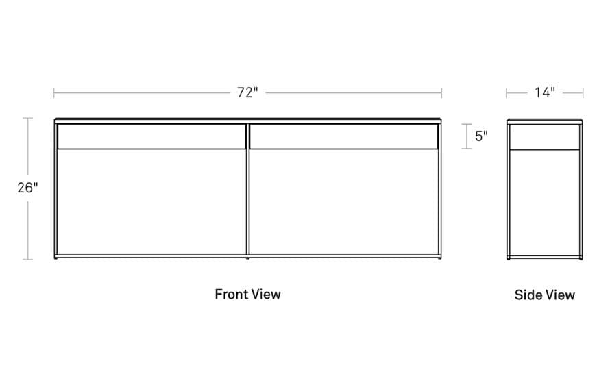 construct 2 drawer console