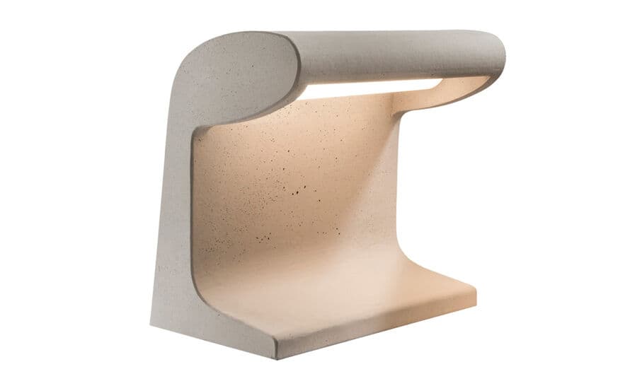 corbusier borne beton lamp