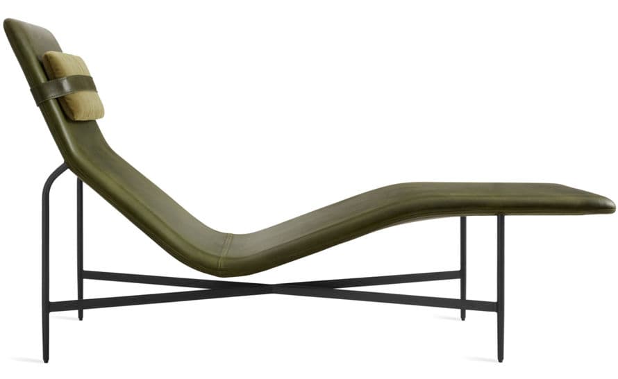 deep thoughts leather chaise lounge