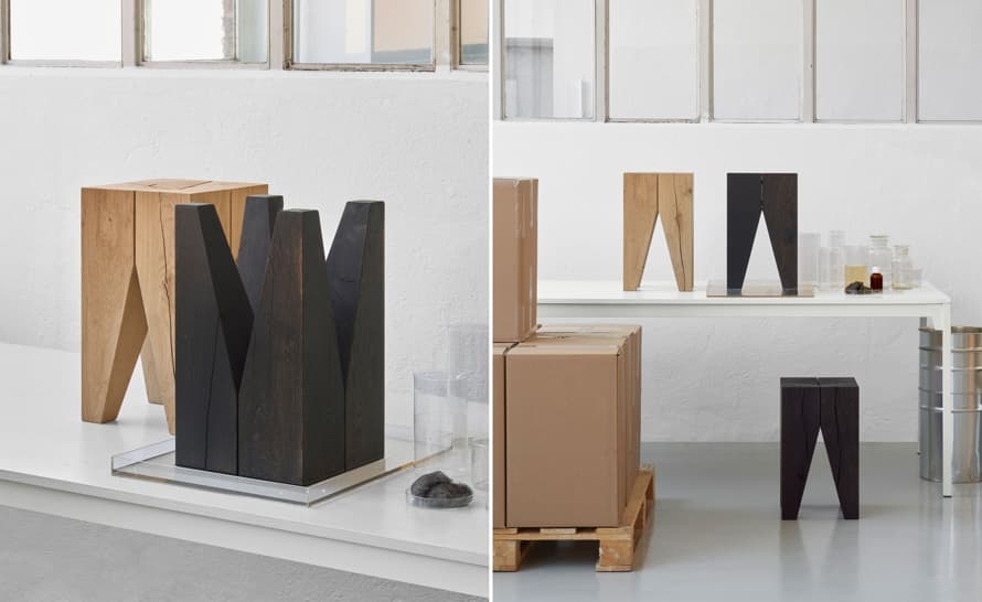 e15 backenzahn stool or side table