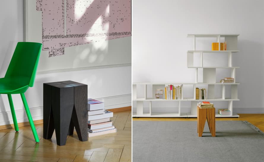 e15 backenzahn stool or side table