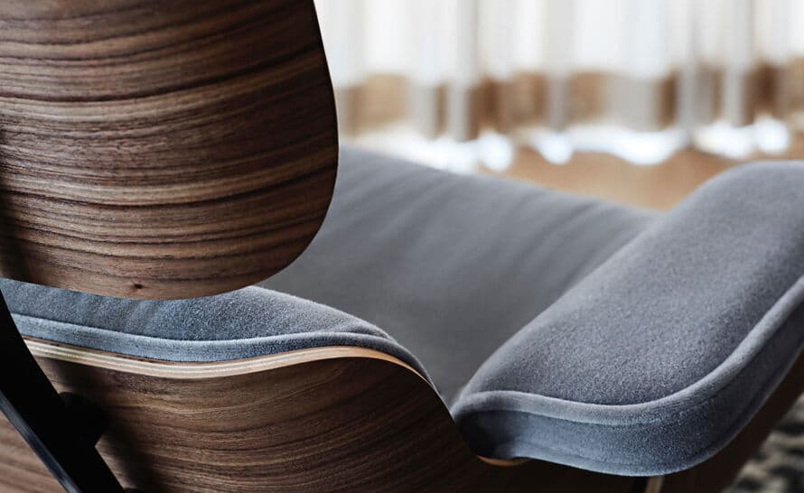 eames® lounge chair in fabric