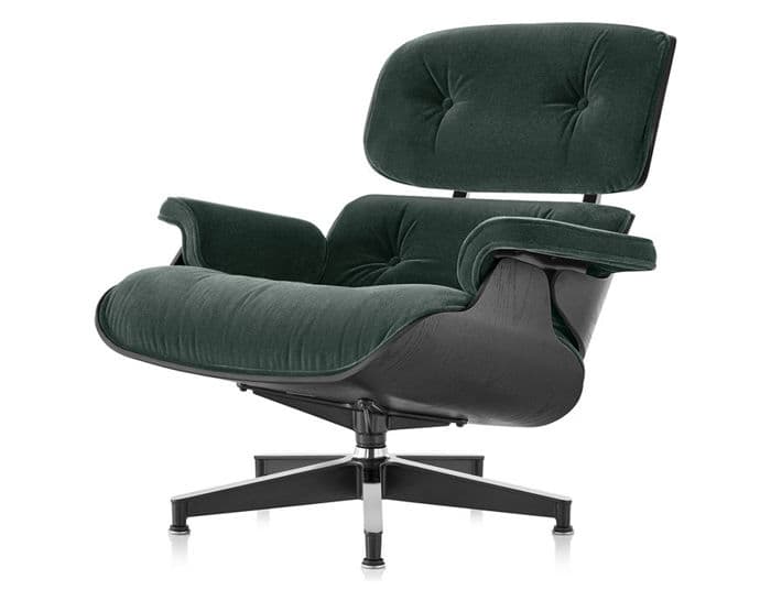 eames&reg; lounge chair in mohair supreme