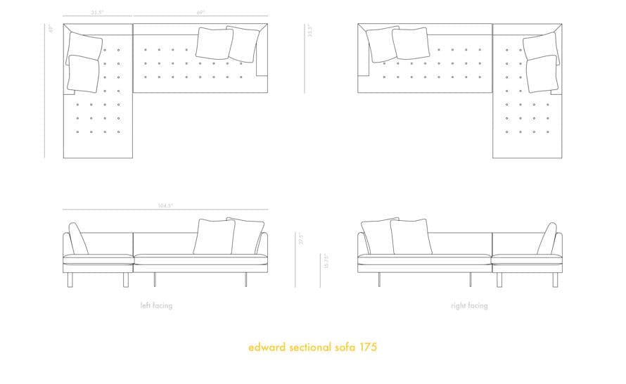 edward sectional sofa 175