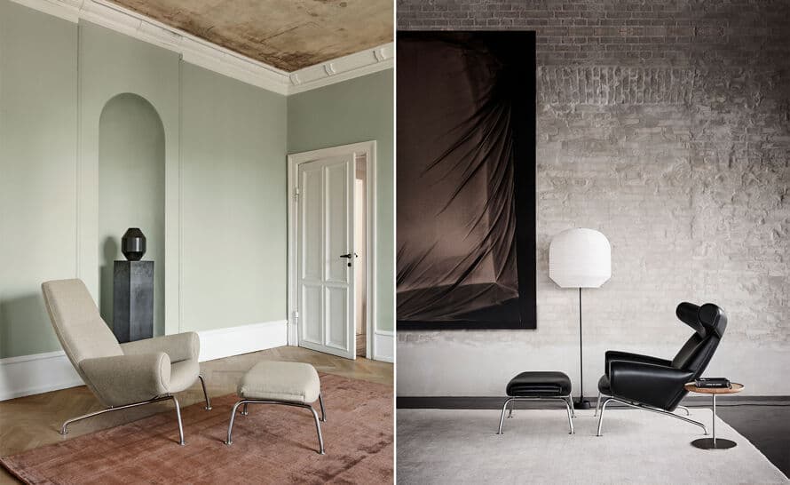 hans wegner ej100 ox chair