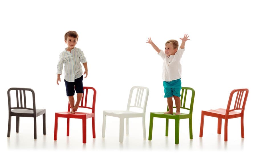 emeco 111 navy mini childrens chair