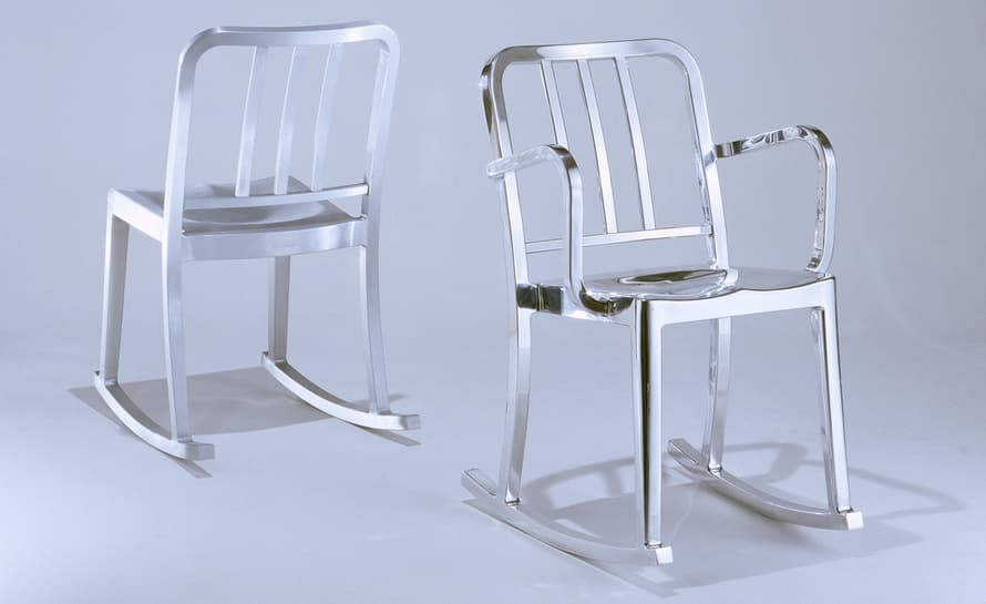 emeco heritage rocking armchair