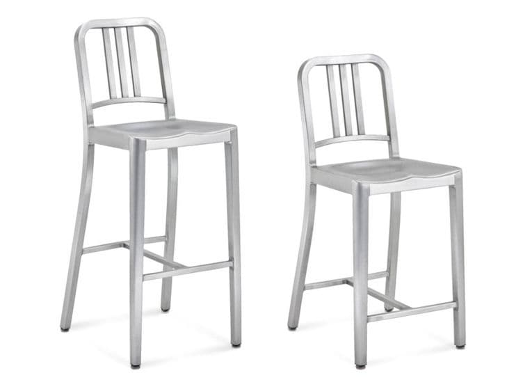 emeco navy stool with arms