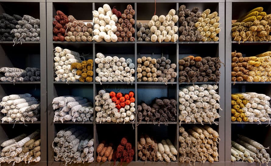 Feather Tufted Rug
