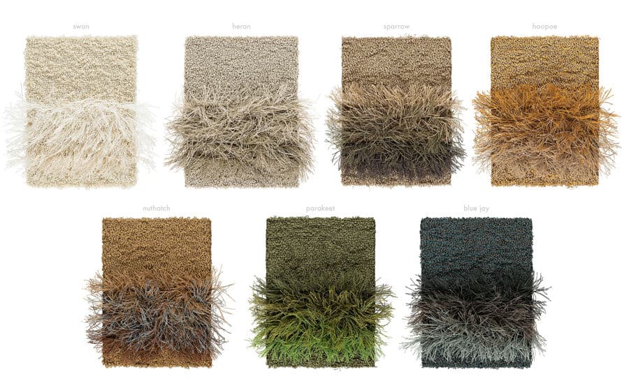 Feather Tufted Rug