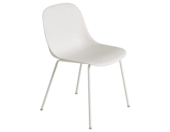 fiber side chair with tube base