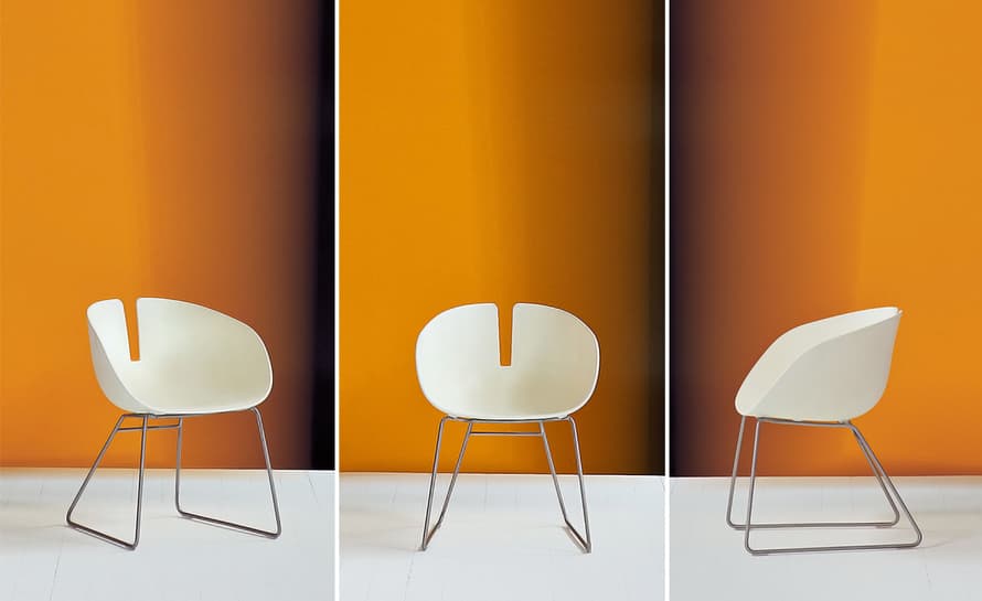 fjord h. sled base chair