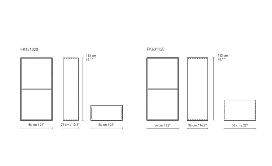 fk63 upright bookcase
